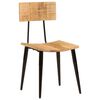 vidaXL Chaises &agrave; manger lot de 2 44x40x80 cm Bois de manguier solide