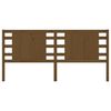 vidaXL T&ecirc;te de lit Marron miel 186x4x100 cm Bois massif de pin