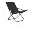 vidaXL Chaises pliables de plage lot de 2 Tissu Noir