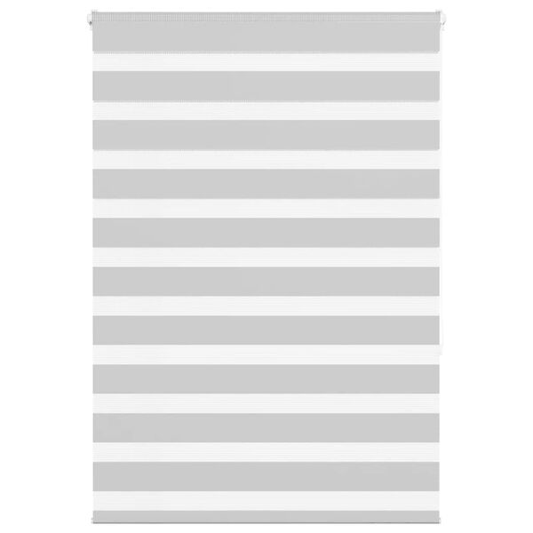 vidaXL Store z&egrave;bre gris clair largeur du tissu 95,9 cm polyester