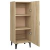 vidaXL Buffet Ch&ecirc;ne sonoma 34,5x34x90 cm Bois d'ing&eacute;nierie