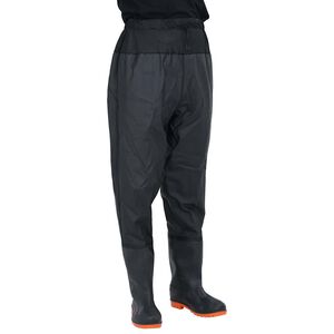 vidaXL Cuissardes avec bottes noir taille 46