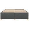 vidaXL Cadre de lit sans matelas gris fonc&eacute; 180x200 cm tissu