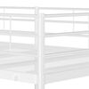 vidaXL Lit superposé sans matelas blanc 75x190 cm acier