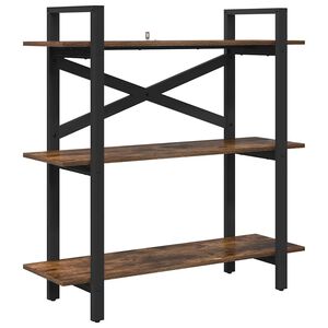 vidaXL &Eacute;tag&egrave;re 3 niveaux 100 x 33,5 x 102 cm Bois d'ing&eacute;nierie