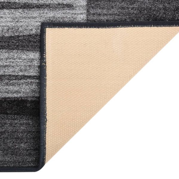 vidaXL Tapis de couloir antid&eacute;rapant Anthracite 67x200 cm