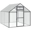 vidaXL Cage pour oiseaux Anthracite 181,5 x 221 x 173,5 cm