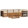 vidaXL Ensemble de canap&eacute;s d'ext&eacute;rieur 5 pcs Naturel