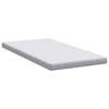 vidaXL Matelas Blanc 100 x 200 cm Tissu jacquard