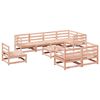 vidaXL Salon de jardin 9 pcs bois massif sapin de douglas