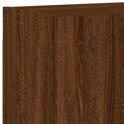 vidaXL Meuble TV mural chêne marron 40,5x30x40 cm bois d'ingénierie