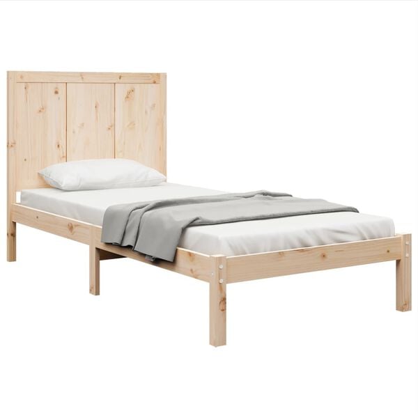 vidaXL Cadre de lit sans matelas 100x200 cm bois massif de pin