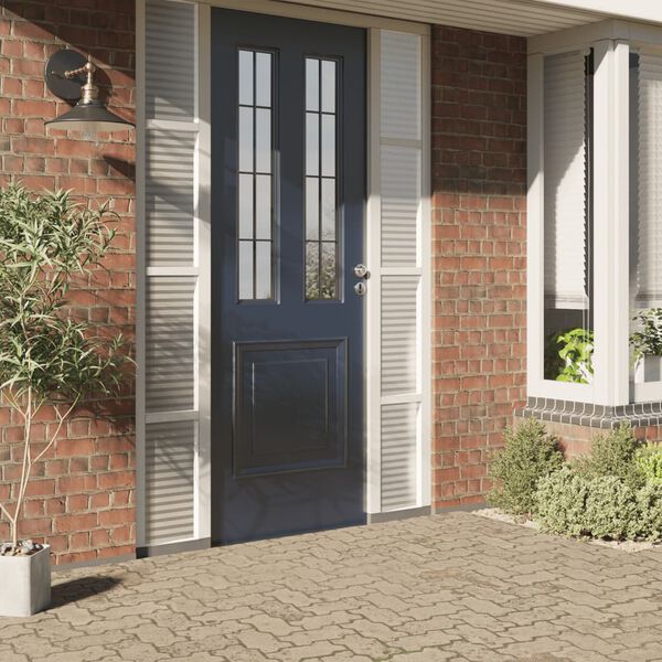 vidaXL Films pour fen&ecirc;tre d&eacute;poli design &agrave; rayures PVC