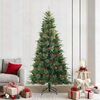 vidaXL Sapin de Noël Artificiel à Branches Articulées Vert 240 cm