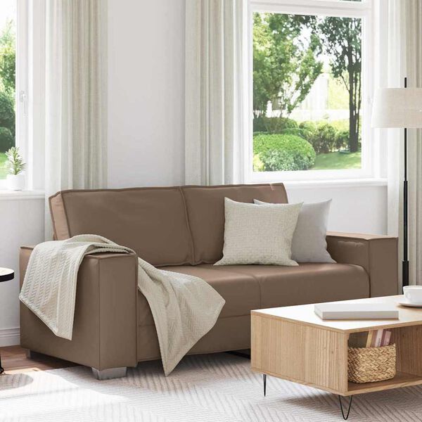 vidaXL Canap&eacute; Cappuccino 180 x 78 x 84 cm tissu