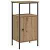 vidaXL Table de chevet ch&ecirc;ne artisanal 41x31x80 cm bois d'ing&eacute;nierie
