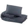 vidaXL Ensemble de housse de couette Anthracite 200x200 cm Coton