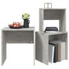 vidaXL Tables basses gigognes 3 pcs gris b&eacute;ton bois d'ing&eacute;nierie