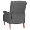 vidaXL Fauteuil inclinable Gris clair Tissu