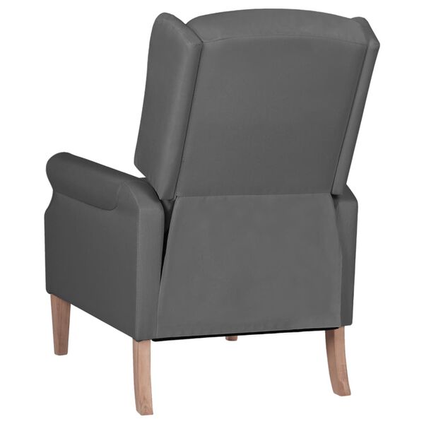 vidaXL Fauteuil inclinable Gris clair Tissu