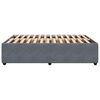 vidaXL Cadre de lit sans matelas gris fonc&eacute; 140x200 cm velours