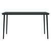 vidaXL Ensemble &agrave; manger de jardin avec coussins 5 pcs Noir