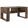 vidaXL Table basse Ch&ecirc;ne fum&eacute; 92 x 53 x 45 cm Bois d'ing&eacute;nierie