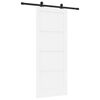 vidaXL Porte coulissante ORKDAL Blanc 83 x 202 cm Pin massif
