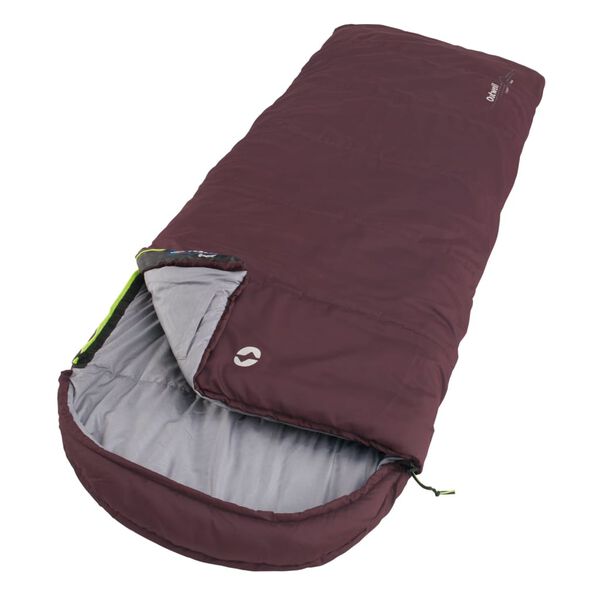 Outwell Sac de couchage Campion Lux fermeture &eacute;clair &agrave; gauche violet
