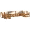 vidaXL Ensemble de canap&eacute;s d'ext&eacute;rieur 7 pc Naturel
