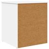 vidaXL Maison pour chat Blanc 53 x 52 x 62 cm Bois d'ing&eacute;nierie
