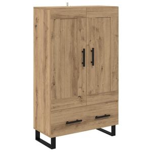 vidaXL Haut Armoire avec tiroir Ch&ecirc;ne artisanal 69,5 x 31 x 115 cm