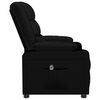 vidaXL Fauteuil inclinable &eacute;lectrique Noir Similicuir