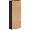vidaXL Armoire de classement noir 60x32x153 cm bois d'ing&eacute;nierie