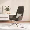 vidaXL Chaise de relaxation Gris fonc&eacute; Similicuir daim