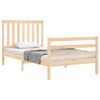 vidaXL Cadre de lit sans matelas 100x200 cm bois massif