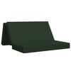 vidaXL Canap&eacute;-lit pliable 140 x 67 x 45 cm Vert fonc&eacute;
