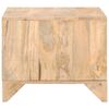 vidaXL Table basse 90x50x40 cm Bois de manguier et canne naturelle