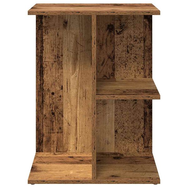 vidaXL Tables de chevet 2 pcs vieux bois 46,5x29x61 cm bois ing&eacute;nierie
