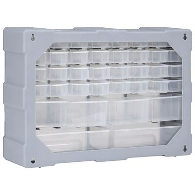 vidaXL Organisateur multi-tiroirs avec 38 tiroirs 52x16x37,5 cm