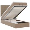 VidaXL Cadre de lit ottoman et matelas cappuccino 100x200cm similicuir