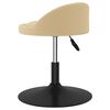 vidaXL Tabouret de bar Cr&egrave;me Velours