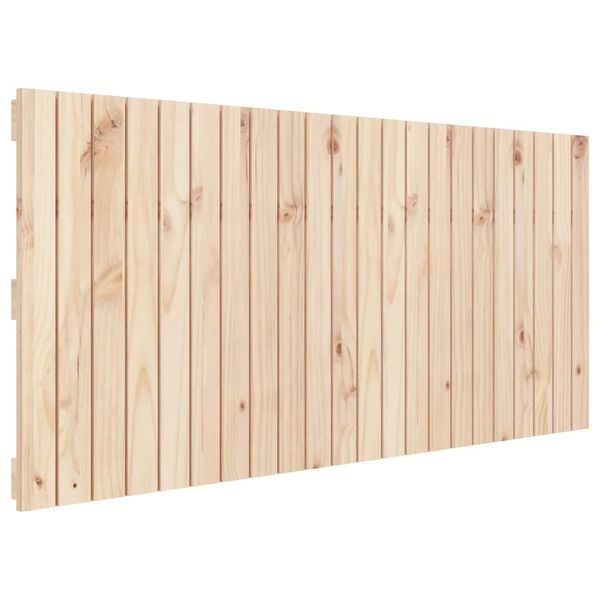 vidaXL T&ecirc;te de lit murale 140x3x60 cm Bois massif de pin