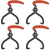 vidaXL Pinces &agrave; b&ucirc;ches 4 pcs avec manche en PVC