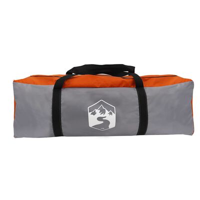 vidaXL Tente familiale tunnel 6 personnes gris imperméable