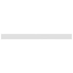 vidaXL Appui de fen&ecirc;tre Blanc 140 x 10 x 4,5 cm PVC