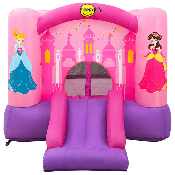Happy Hop Ch&acirc;teau gonflable avec toboggan 300x225x175 cm PVC