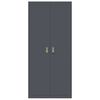 vidaXL Armoire de rangement 2 pcs Anthracite 90 x 40 x 200 cm Acier