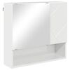 vidaXL Ensemble de mobilier de salle de bain 4 pcs Blanc brillant