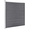 vidaXL Clôture de jardin WPC 872x186 cm Gris
